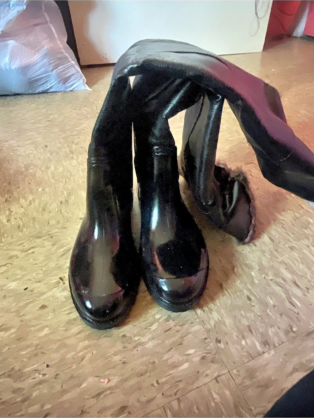 Rouge Stormy-06 Women's Black Winter Boots US 8.5